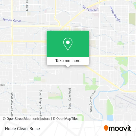 Noble Clean map