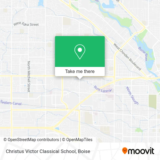 Christus Victor Classical School map