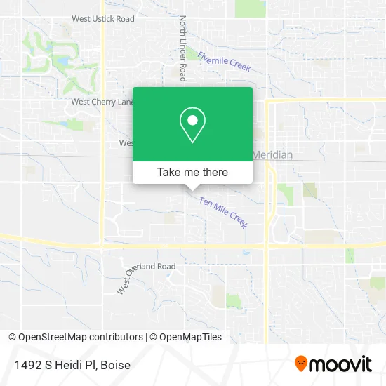 1492 S Heidi Pl map
