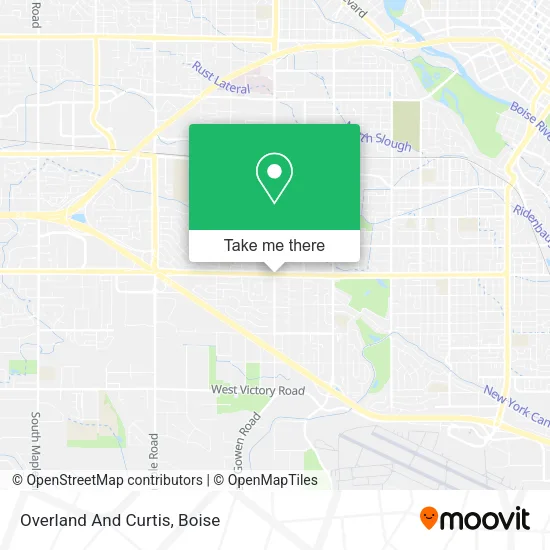 Overland And Curtis map