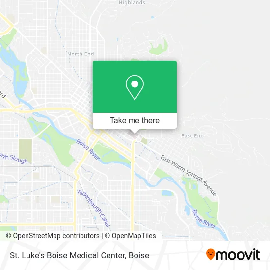 Mapa de St. Luke's Boise Medical Center