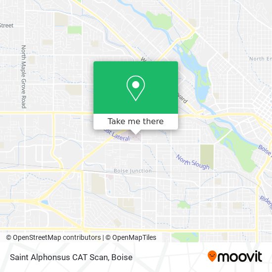 Mapa de Saint Alphonsus CAT Scan