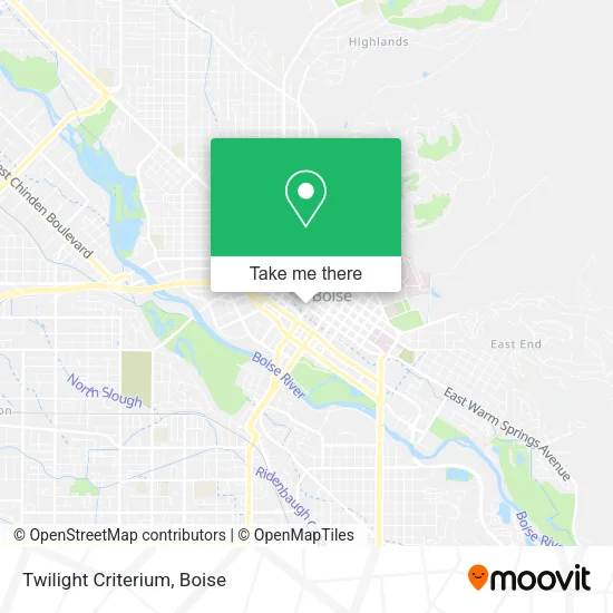 Mapa de Twilight Criterium