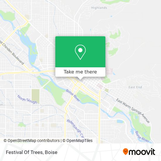 Festival Of Trees map