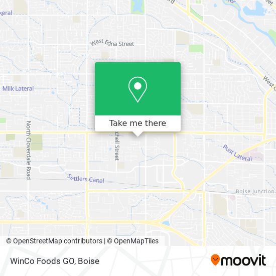 Mapa de WinCo Foods GO