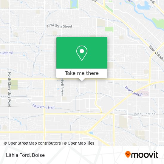 Lithia Ford map