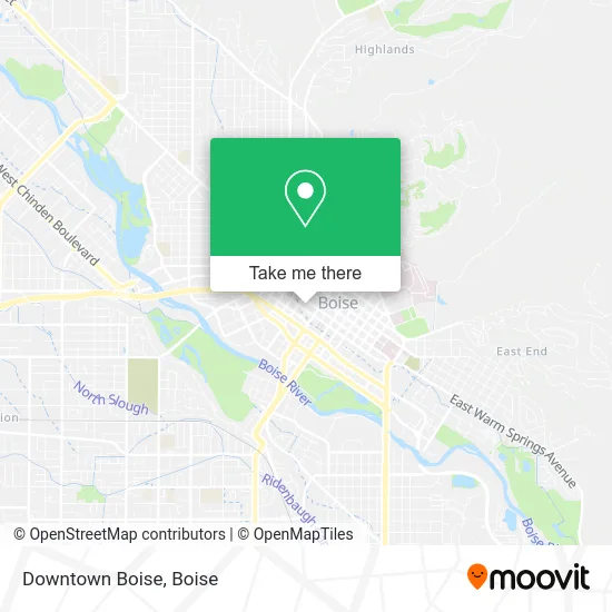 Downtown Boise map