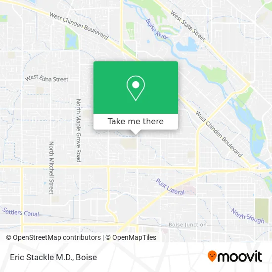 Eric Stackle M.D. map
