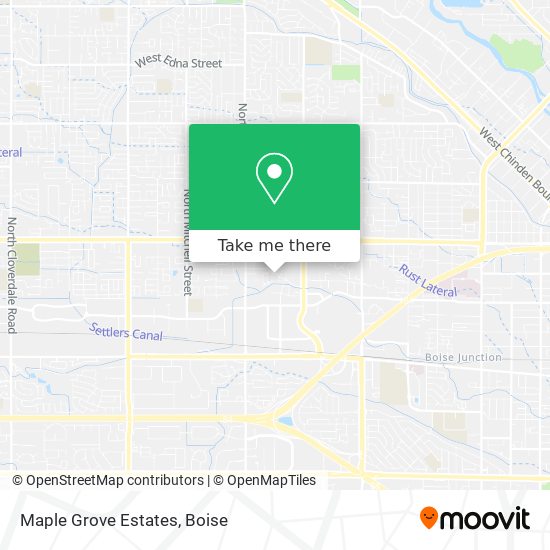 Mapa de Maple Grove Estates