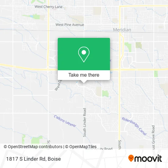 1817 S Linder Rd map