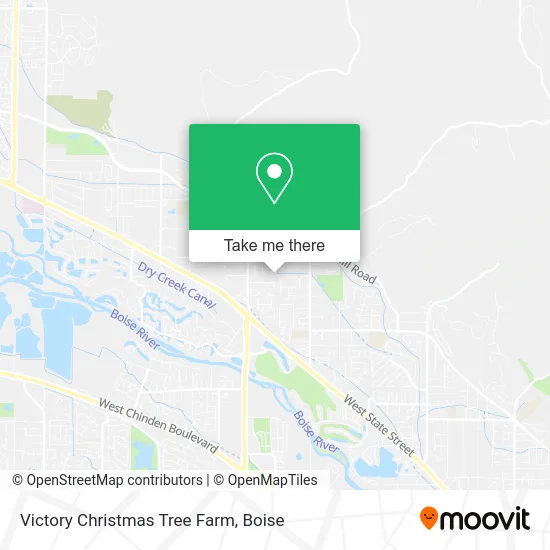 Victory Christmas Tree Farm map
