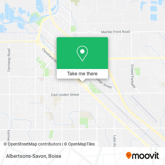 Albertsons-Savon map