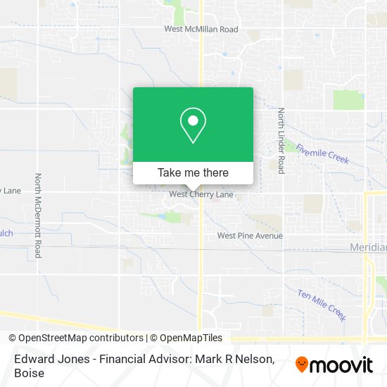 Mapa de Edward Jones - Financial Advisor: Mark R Nelson