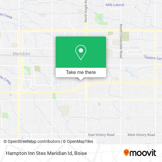 Mapa de Hampton Inn Stes Meridian Id