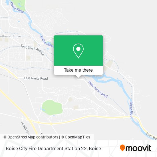 Boise City Fire Department Station 22 map