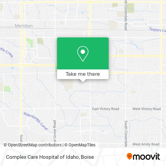 Mapa de Complex Care Hospital of Idaho