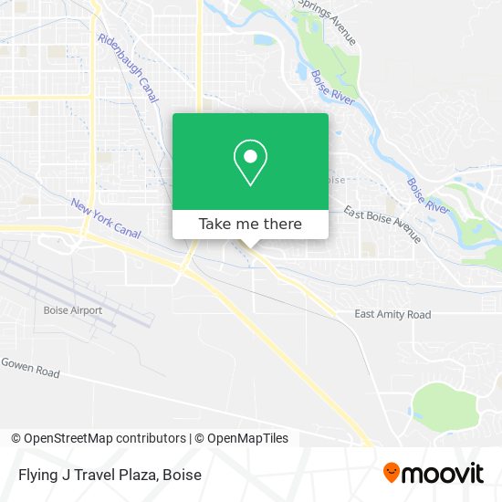 Flying J Travel Plaza map