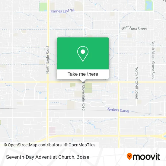 Seventh-Day Adventist Church map