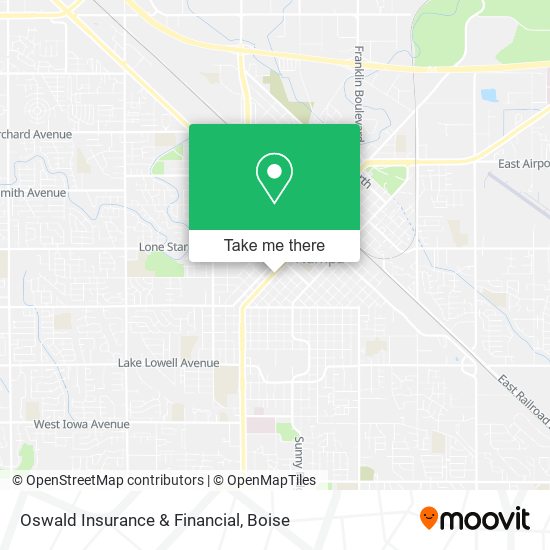 Oswald Insurance & Financial map