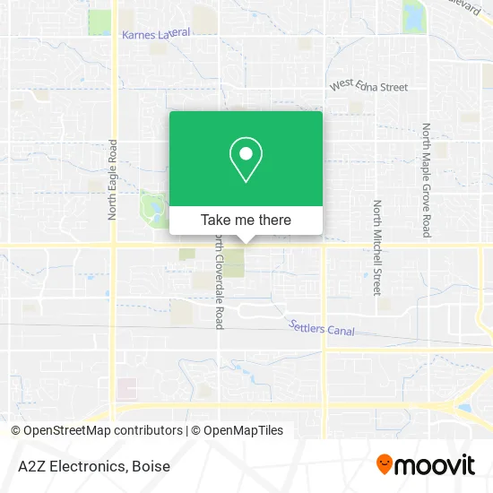 A2Z Electronics map