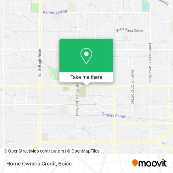 Home Owners Credit map