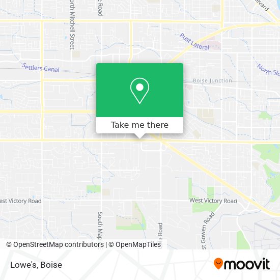 Lowe's map