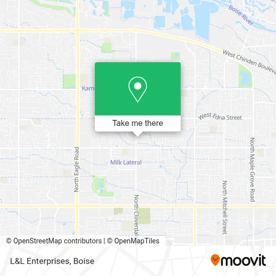 L&L Enterprises map