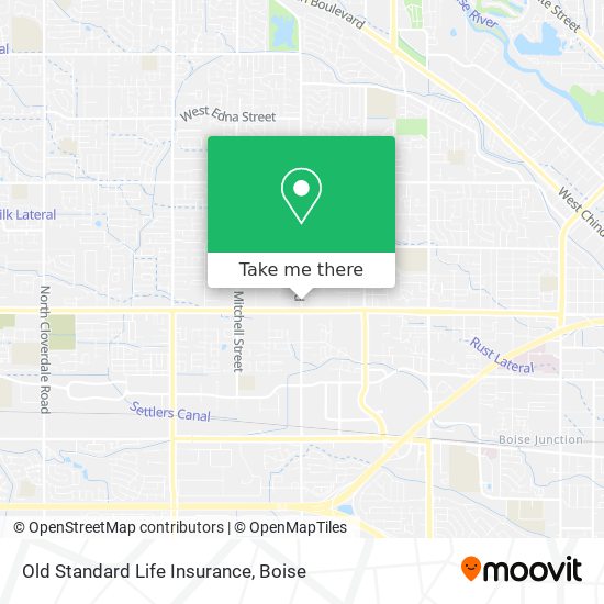 Old Standard Life Insurance map