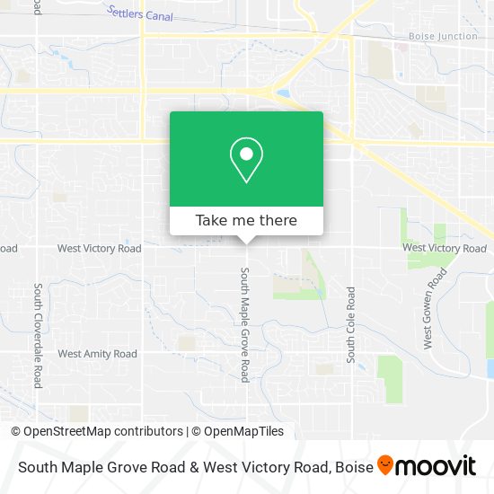 South Maple Grove Road & West Victory Road map