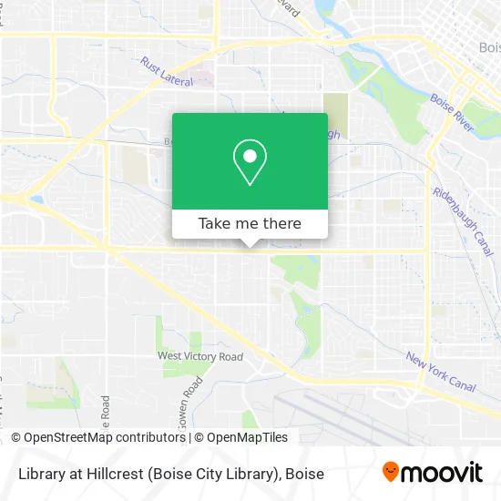 Library at Hillcrest (Boise City Library) map