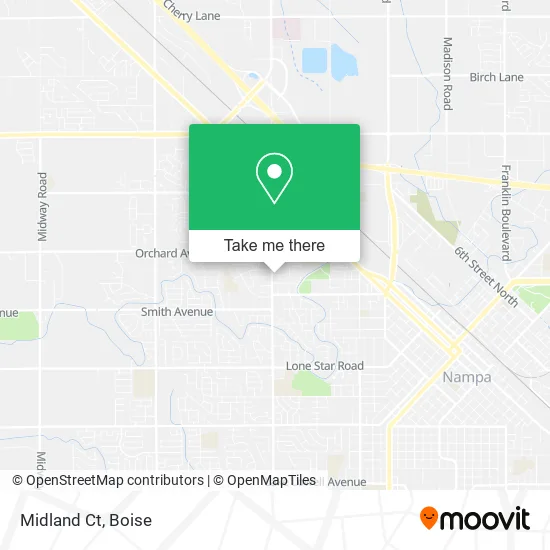 Midland Ct map