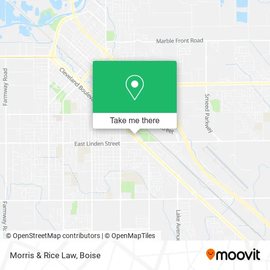 Morris & Rice Law map
