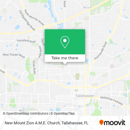 New Mount Zion A.M.E. Church map