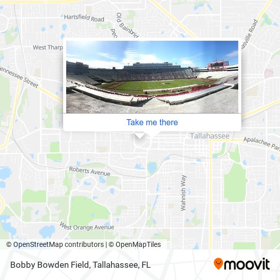 Bobby Bowden Field map