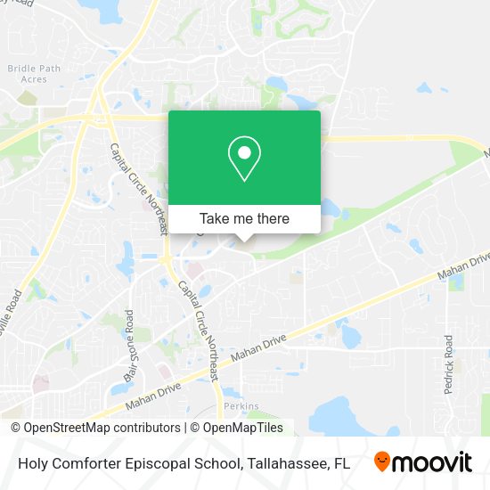 Holy Comforter Episcopal School map