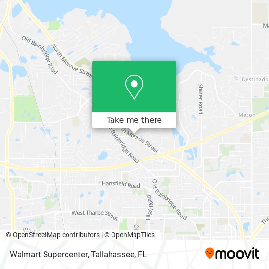 Mapa de Walmart Supercenter