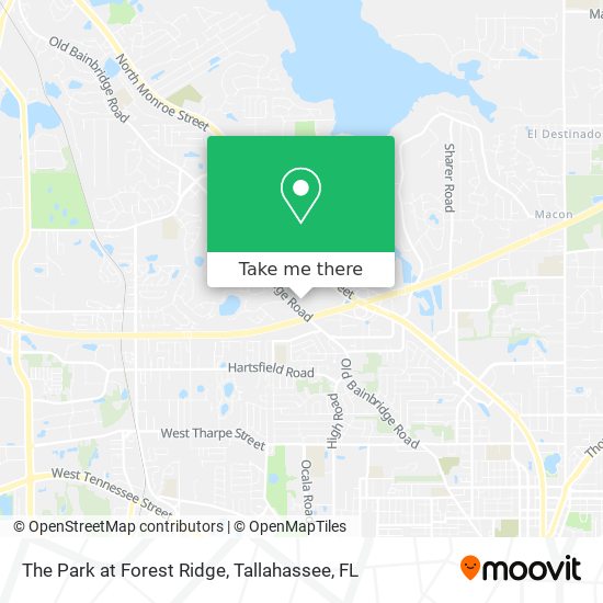 The Park at Forest Ridge map