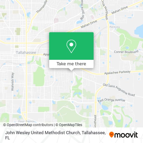 Mapa de John Wesley United Methodist Church