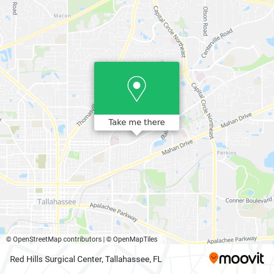Mapa de Red Hills Surgical Center