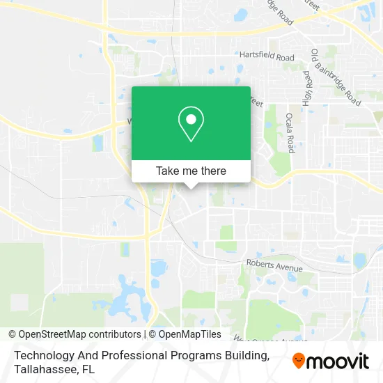 Technology And Professional Programs Building map