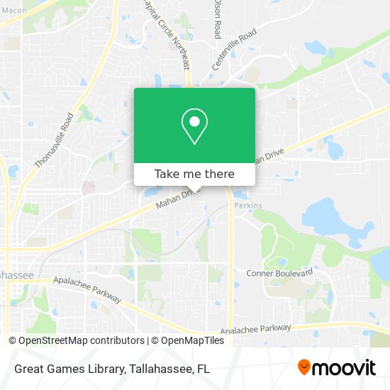 Great Games Library map