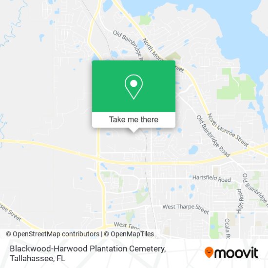 Blackwood-Harwood Plantation Cemetery map