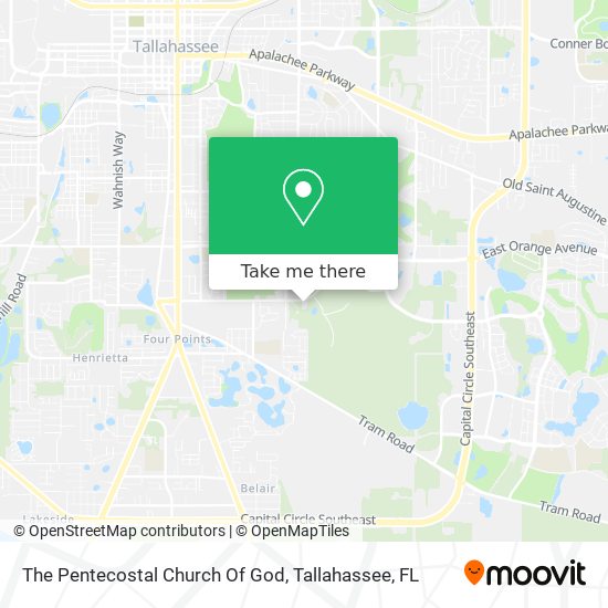 Mapa de The Pentecostal Church Of God