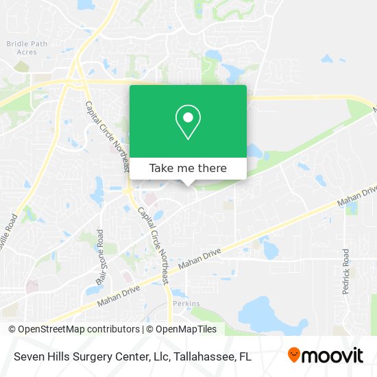 Mapa de Seven Hills Surgery Center, Llc