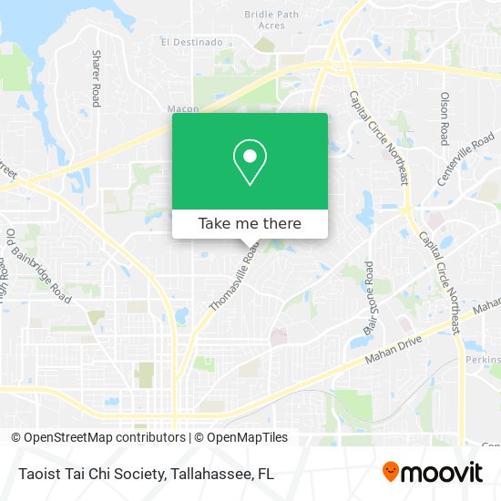 Mapa de Taoist Tai Chi Society