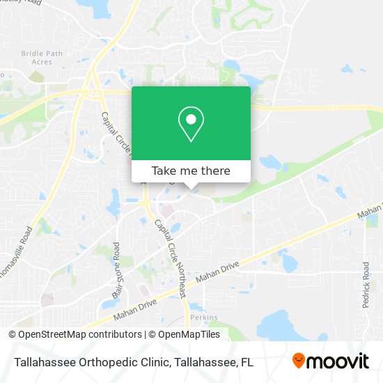 Mapa de Tallahassee Orthopedic Clinic