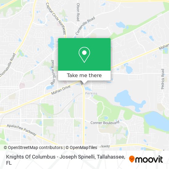 Mapa de Knights Of Columbus - Joseph Spinelli