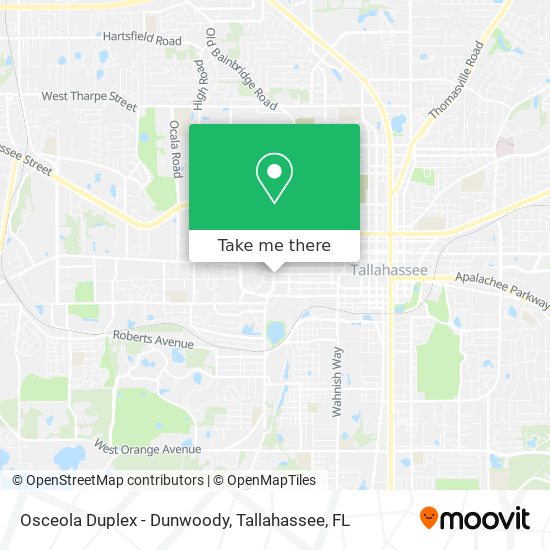 Mapa de Osceola Duplex - Dunwoody