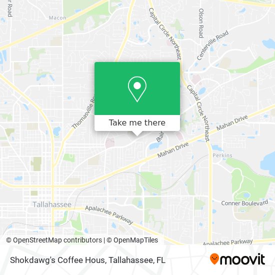 Shokdawg's Coffee Hous map