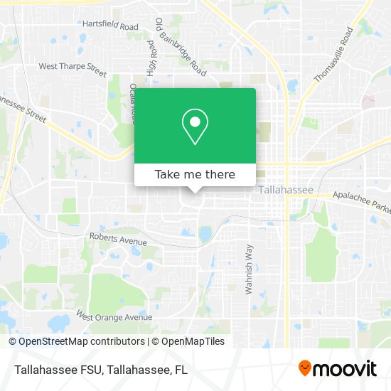 Mapa de Tallahassee FSU